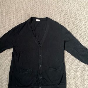 Mens Black Cardigan